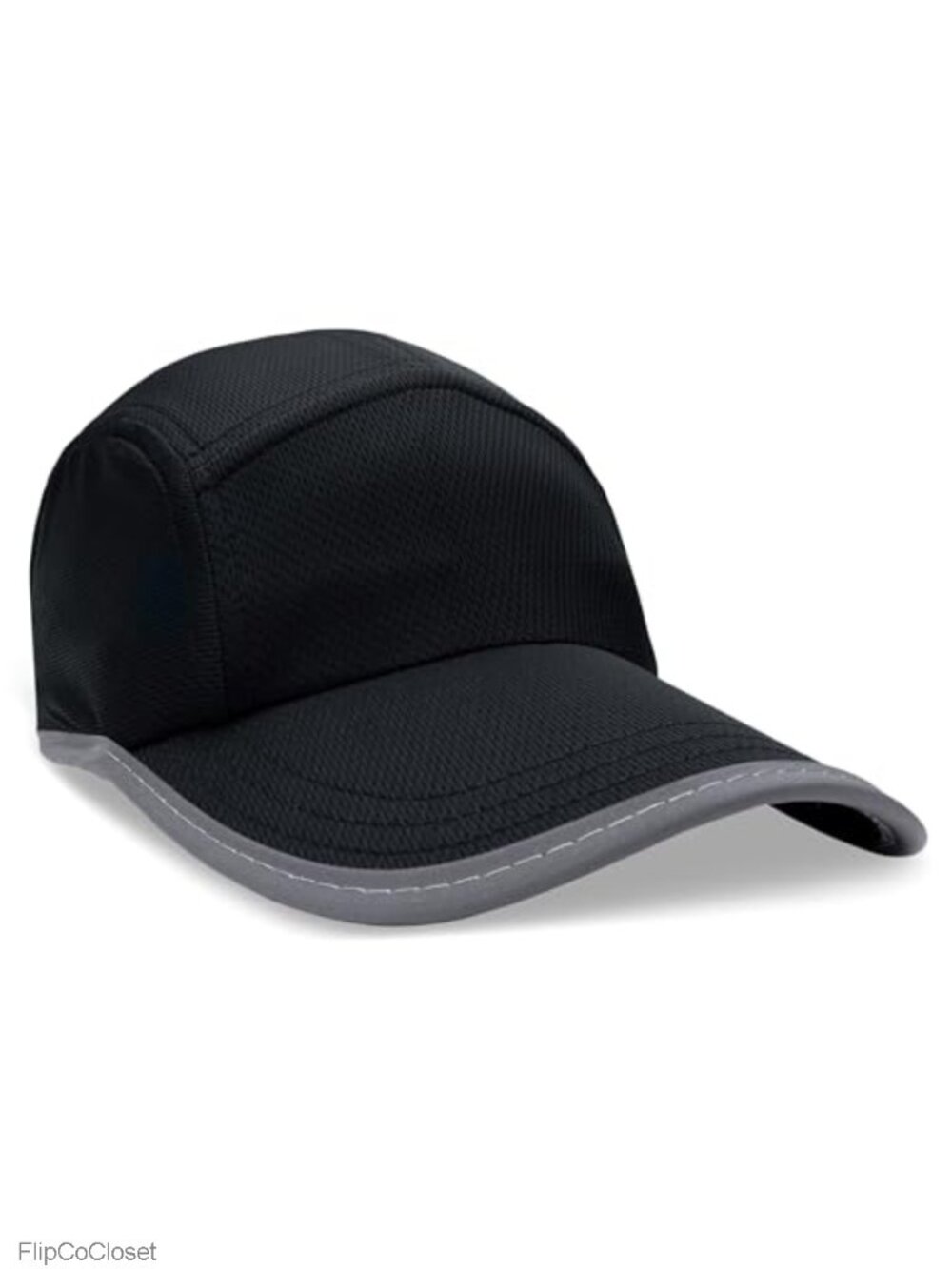 Performance Reflective Running Hat Baseball Cap for Women Men Ponytail